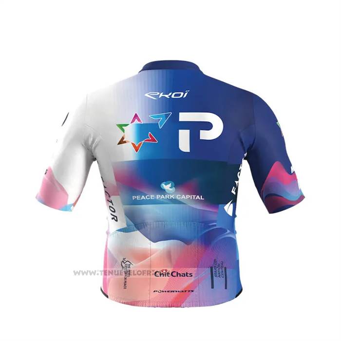 2023 Maillot Cyclisme Israel Cycling Academy Multicolore Manches Courtes Et Cuissard